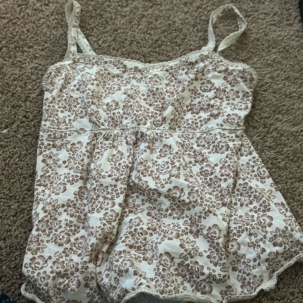 Floral tank top